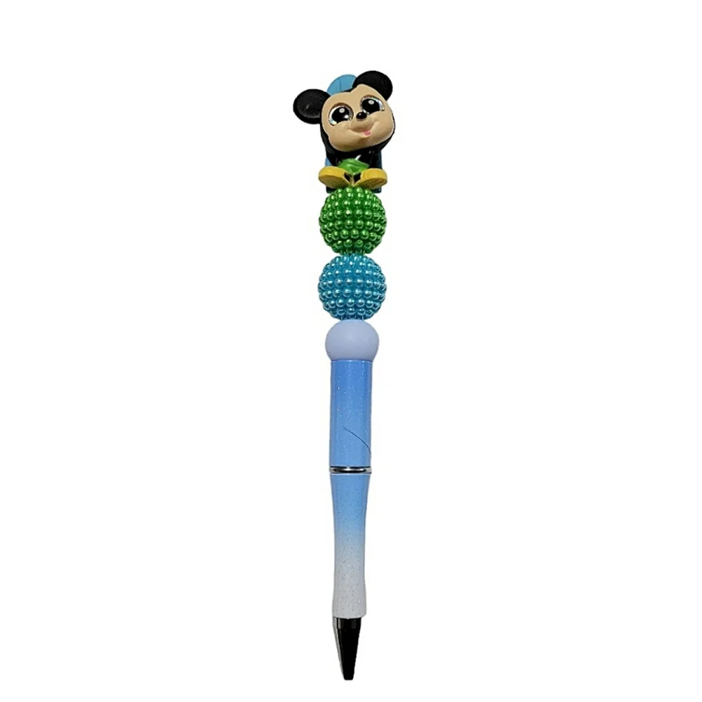 Mickey Mouse Disney Doorables Beaded Ballpoint Twist Pen Blue